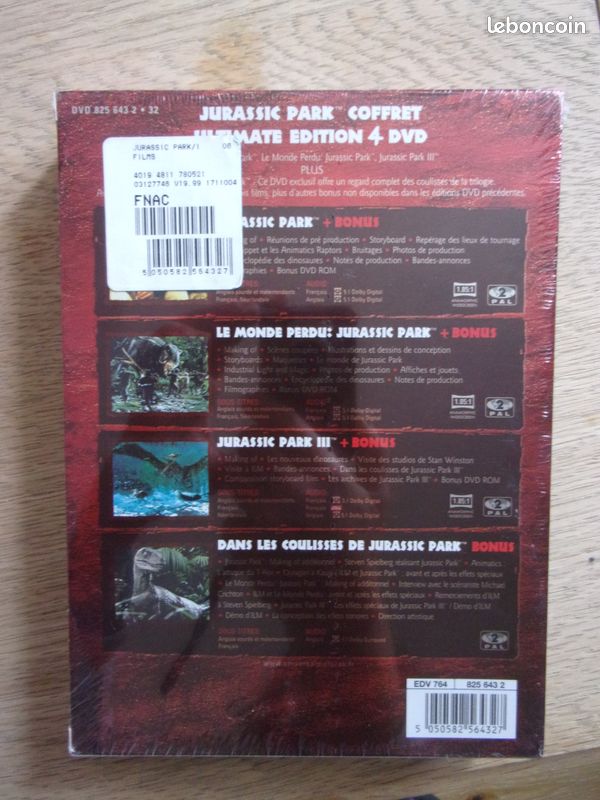 Jurassic Park coffret 4 DVD (image 2)