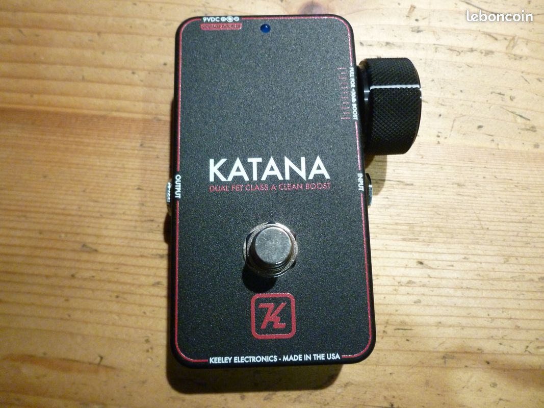 コレクション級！Keeley Katana Clean Boost v1 初期型（Keeley katana 