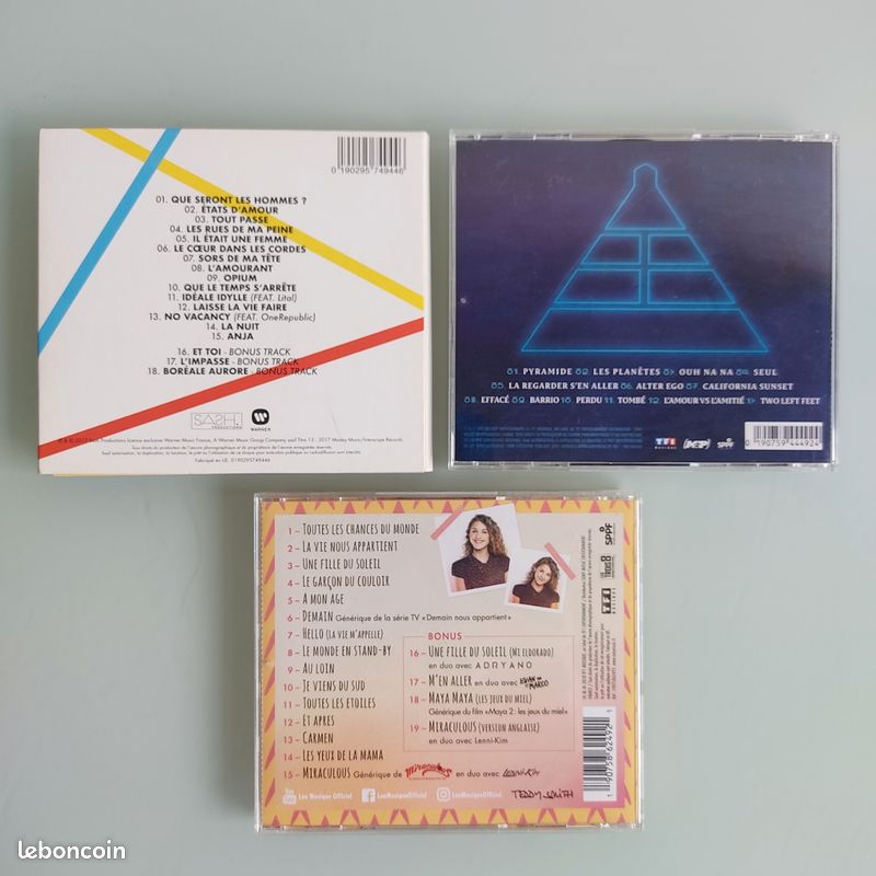 Lot 3 CD - Amir - Lou - M Pokora (image 2)