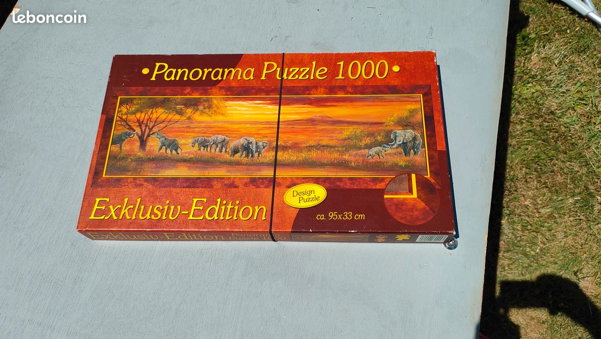 Puzzle Panorama 1000 Pièces – Secret Garden No.1 – 96 X 32 Cm – Idéal Pour Encadrer – Dès 3 Ans