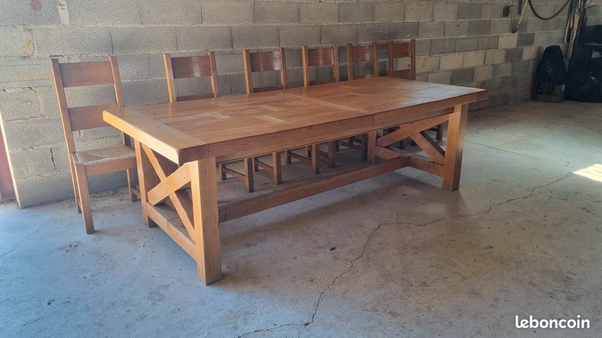 Table de ferme 2m50 (image 1)
