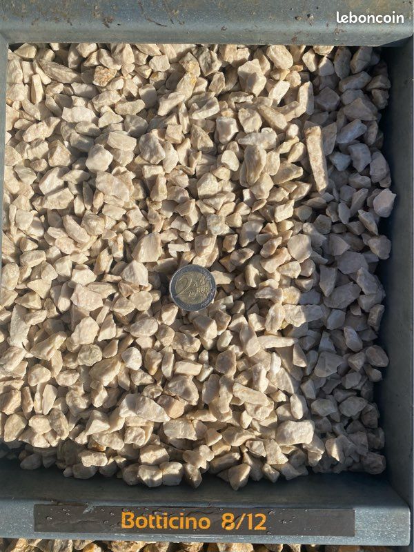 Gravier décoratif - Botticino 8/12mm - Sac de 25kg (image 1)