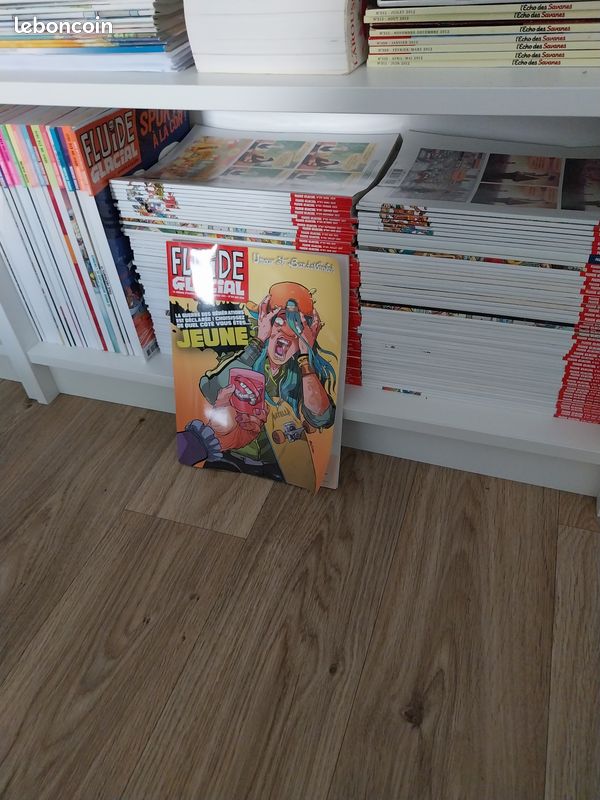 100 numéros de Fluide Glacial – 7 ans de trucs débiles dessinés – 90 euros (image 1)