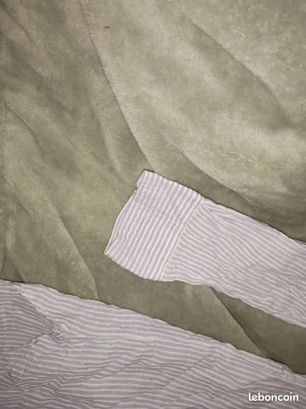 Chemise a rayures blanches et bleues H&M (image 5)