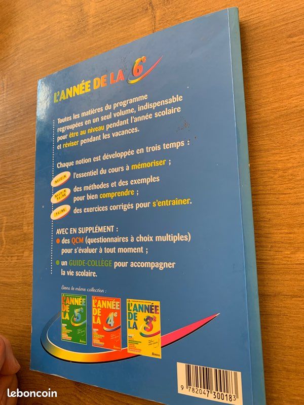 Livre scolaire l’année de la 6eme édition bordas (image 2)