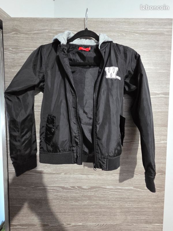 Veste enfant noire 10 ans (image 1)