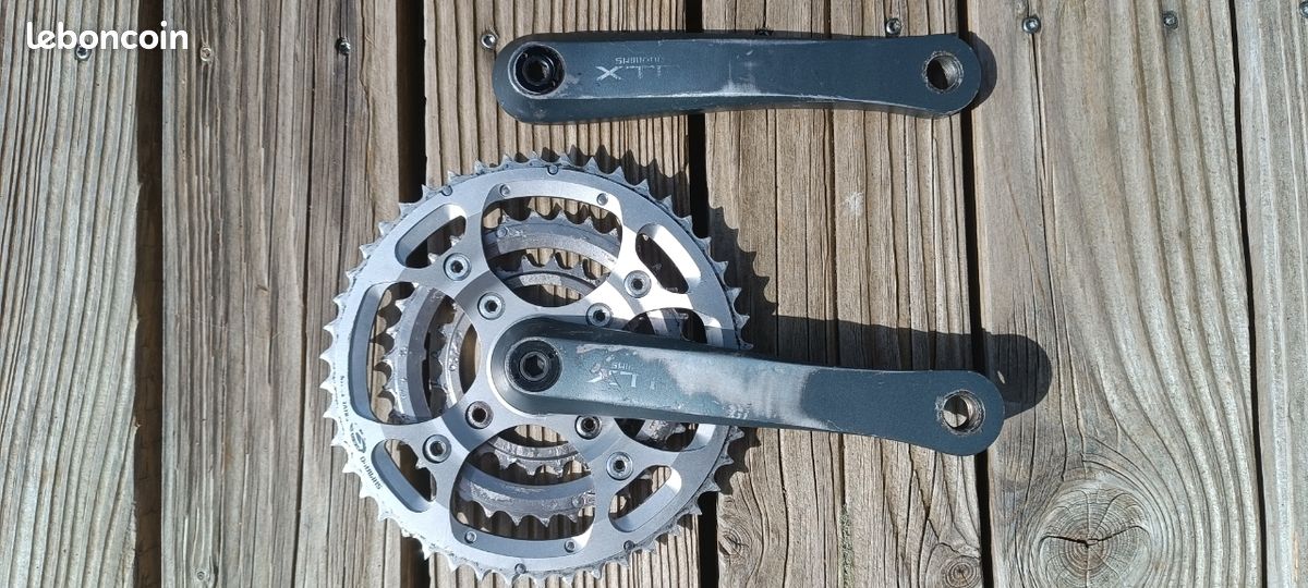 Biellettes Shimano XTR FC-M900 175mm – Pédalier Vintage Rétro VTT – Année 1992
