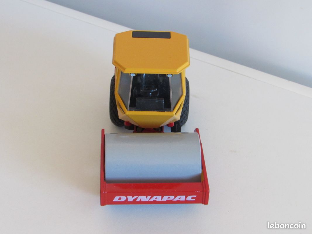 Miniature Rouleau Compresseur Dynapac Joal 1:35 - Métal, Couleur Jaune, Neuf