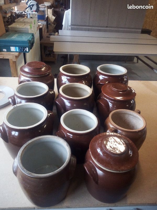 Anciens pots à graisse - saloir (image 1)