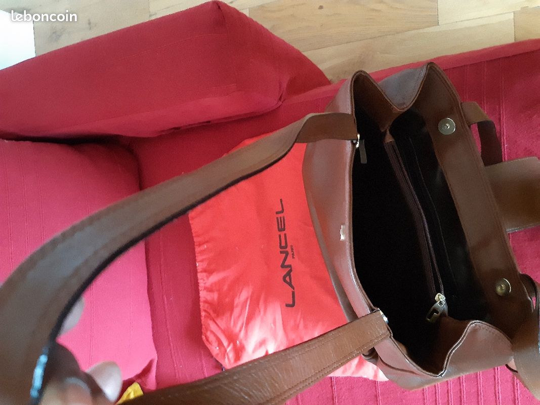 Sac en cuir vintage Lancel (image 3)