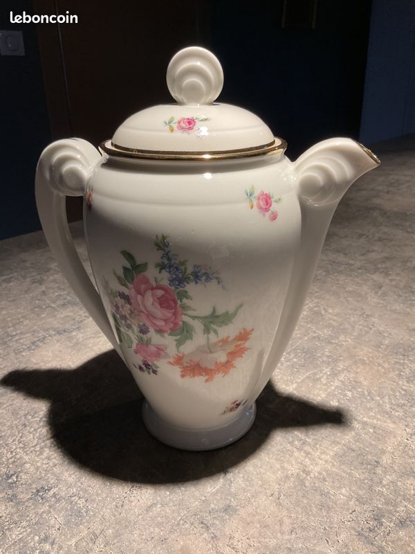 Cafetière théière porcelaine de limoges (image 1)