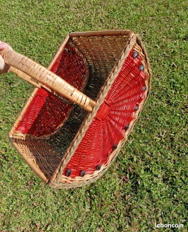 ANCIEN PANIER CAISSE Atelier Bois + Anse Vintage EUR 29,90 - FR