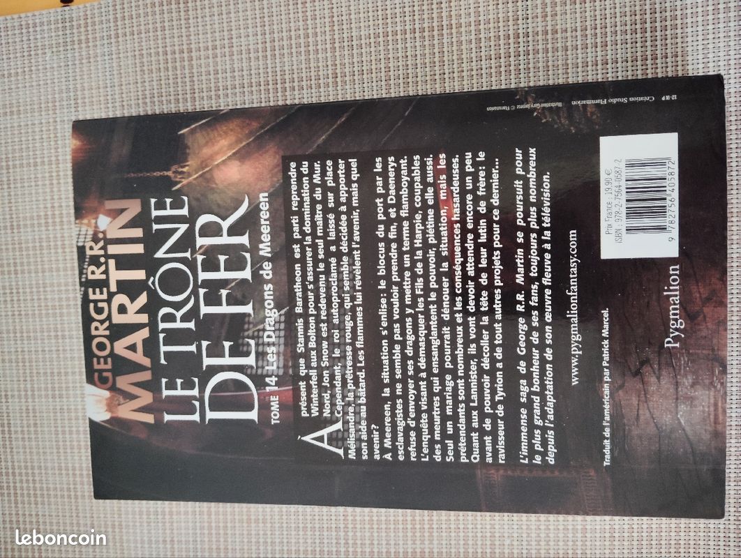 Livre "Le trône de fer" les dragons de Meereen (image 2)