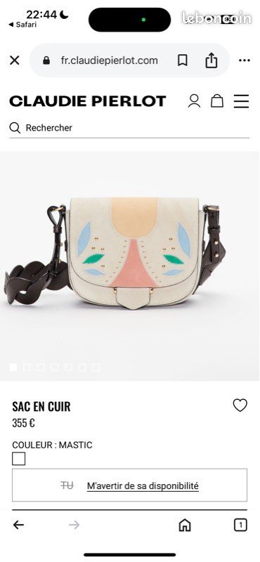 Sac à main Claudie Pierlot édition limitée (image 6)