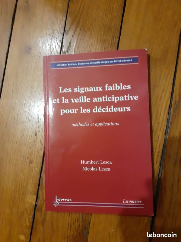 Les signaux faibles et la veille anticipative pour les décideurs, de Humbert Lesca et Nicolas (image 1)