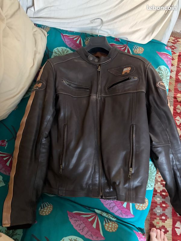 Blouson moto Redskins cuir (image 1)