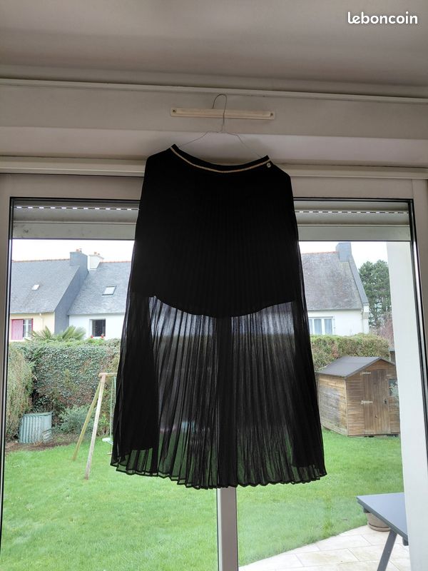 Jupe IKKS Taille 36 Occasion - Couleur Beige - 96% Coton - Très Bon état