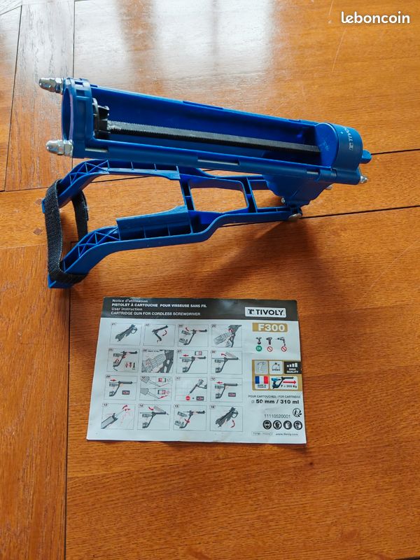 Pistolet à Cartouche T-GUN Tivoly – Adaptable Sur Visseuse Et Perceuse