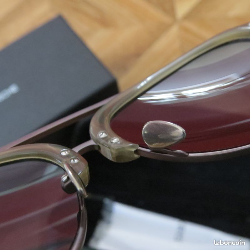 Lunettes de soleil Kris Van Assche Gris et Doré (image 9)