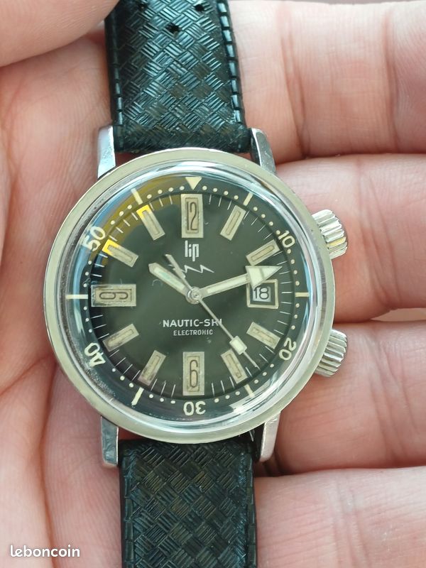 Montre Vintage LIP Homme Électronique - Plaqué Or, Années 1960 - Restaurée & Révisée (Occasion)
