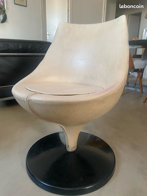 Rare fauteuil Polaris de Pierre Guariche. D’origine (image 1)