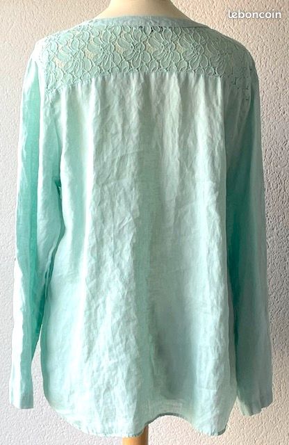Chemisier Taille 46 - 48 XXL marque Julie Guerlande comme neuf (image 7)