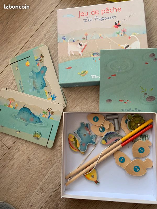 Jeux de pêche en bois (image 2)