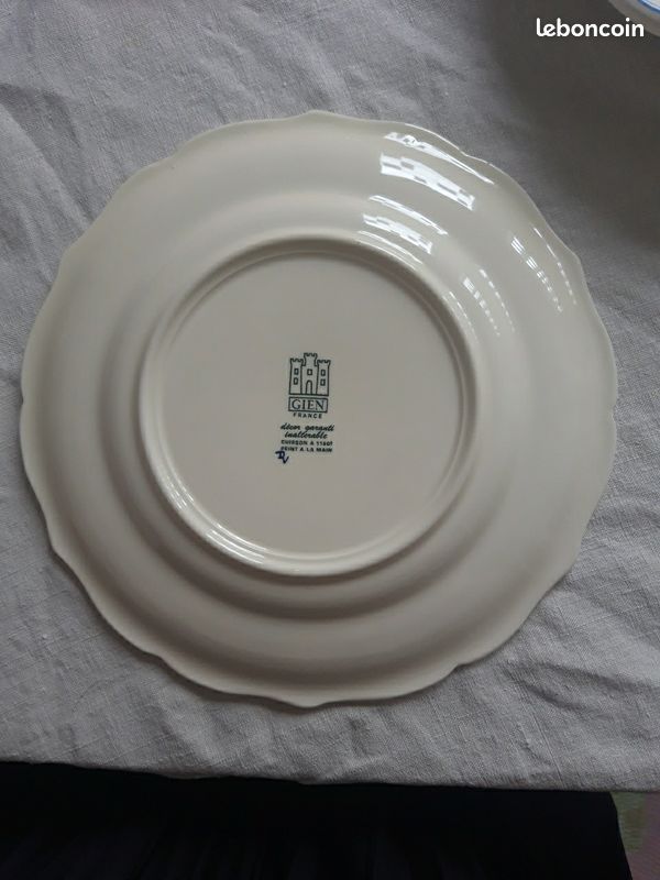 Assiette Gien Corne d'abondance (image 2)