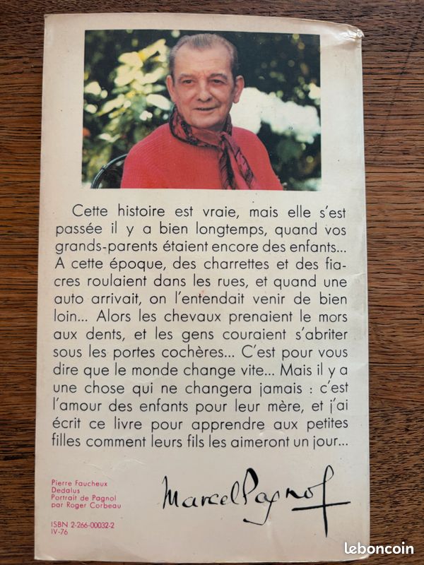 Livre "Le chateau de ma mère" Marcel Pagnol (image 2)