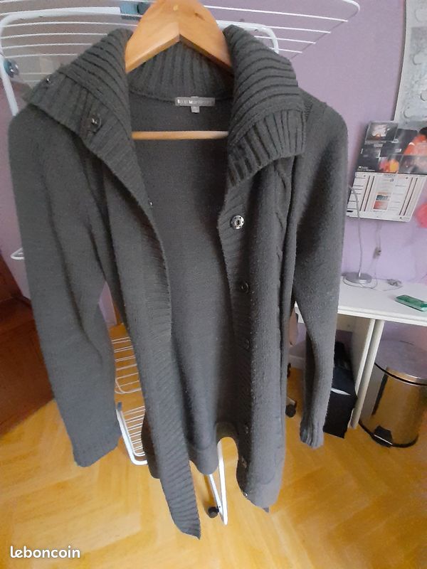 Long gilet hiver femme (image 1)