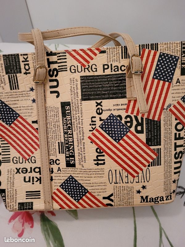 Grand sac jolis motifs USA (image 1)