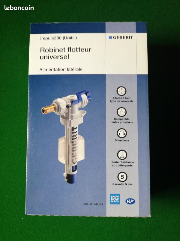 Geberit Impuls 380 Unifill – Robinet flotteur WC neuf – 281.002.00.1 (image 1)