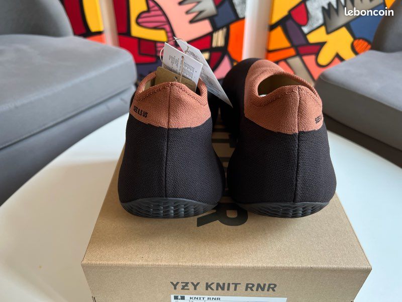 Yeezy Knit Rnr Stone Carbon 42 - Neuves (image 3)