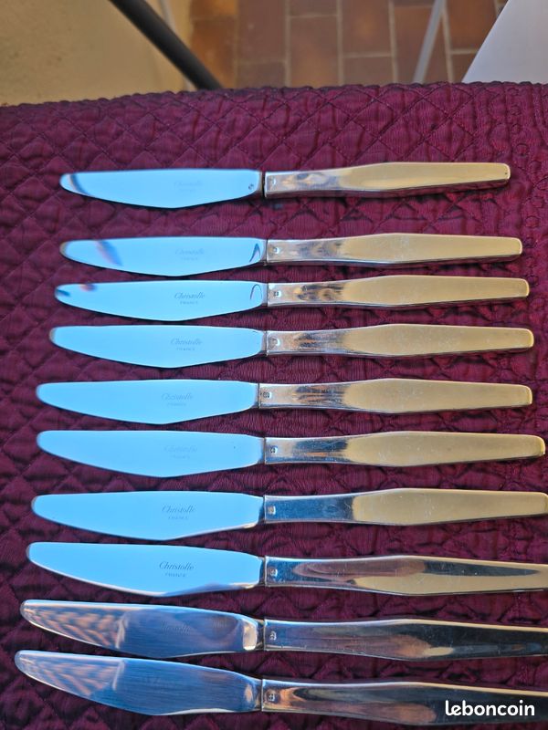 Ménagère 10 couverts 42 pièces Christofle Orly par Sabatini état proche du neuf (image 13)