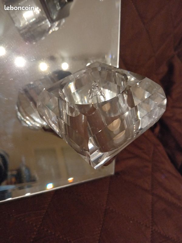 Lustre plafonnier 4 lumières cubes glaçons miroir (image 10)