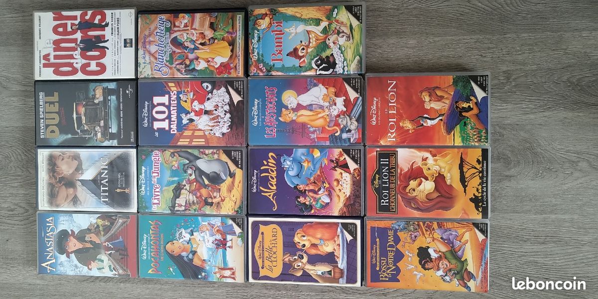 Lot cassettes vidéo (image 1)