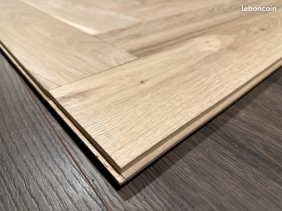 Parquet Chêne Massif Baton Rompu 20mm (45M2) (image 6)