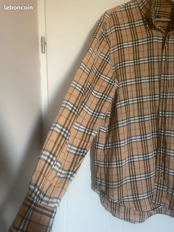 Chemise Burberry Homme en Lin (image 2)