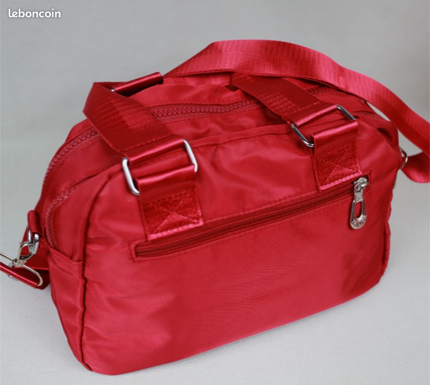 Sac Corde En Nylon Rouge Pour Enfant – Mustang – Neuf Avec Poignées Toile