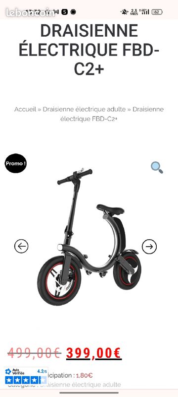 Draisienne Flyblade Fbd C2 Chambre A Air Draisienne Electrique Hotsell