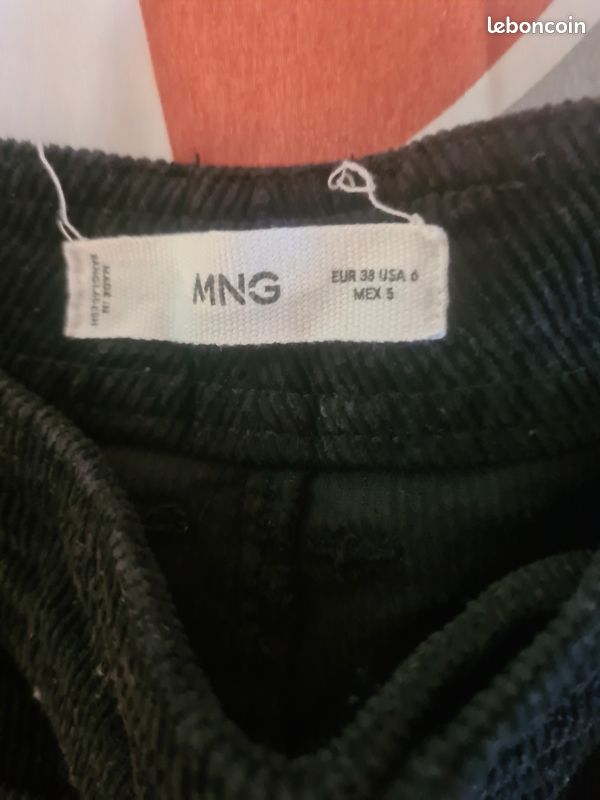 Pantalon velours (image 2)