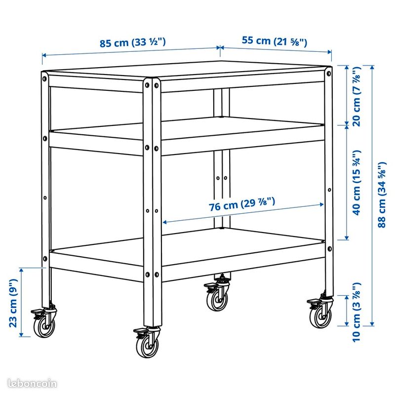Desserte Ikea Bror (image 3)