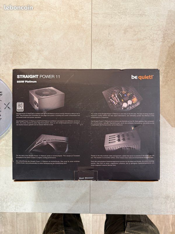 be quiet! Straight Power 12 | 1000W unité d'alimentation d'énergie 20+4 pin ATX ATX Noir