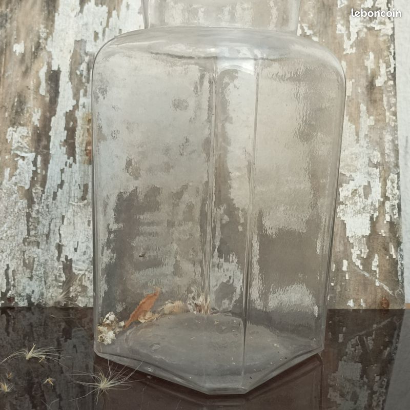 Ancien Bocal en verre Vintage (image 6)