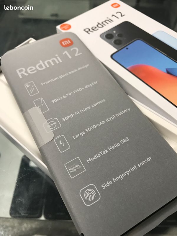 Redmi Note 12 dans la boite (image 1)