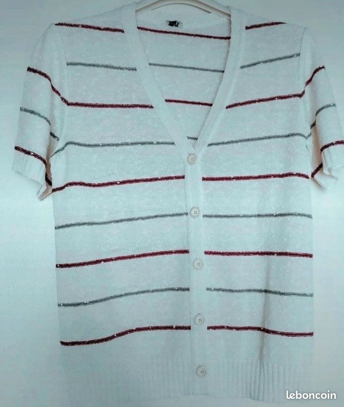 Gilet manches courtes taille 3/40 SOLFIN (image 1)