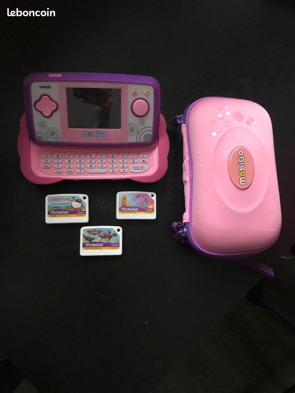 Console Vtech Mobigo + 3 jeux (35) (image 1)