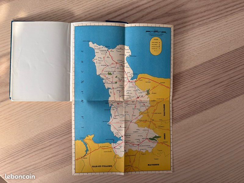 Les curiosités Touristiques de la France département de La Manche 1952 (image 5)