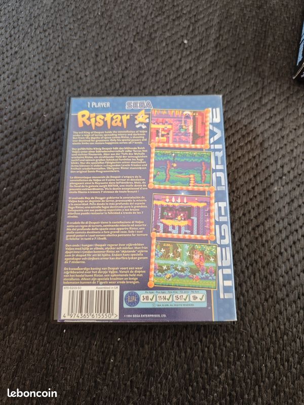 JEU SEGA MEGADRIVE Mega Drive Streets of Rage II 2 Loose EUR 50,00