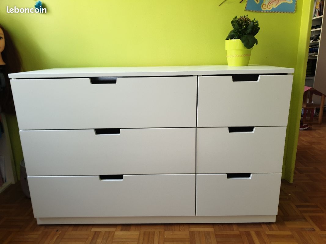 Commode blanche Ikea (image 1)